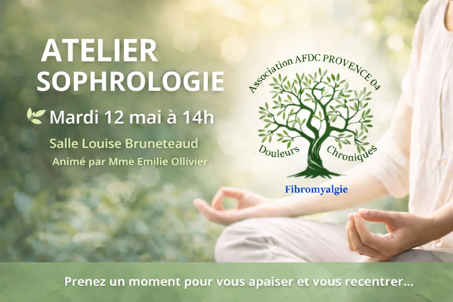 ATELIER SOPHROLOGIE – UN MOMENT POUR VOUS