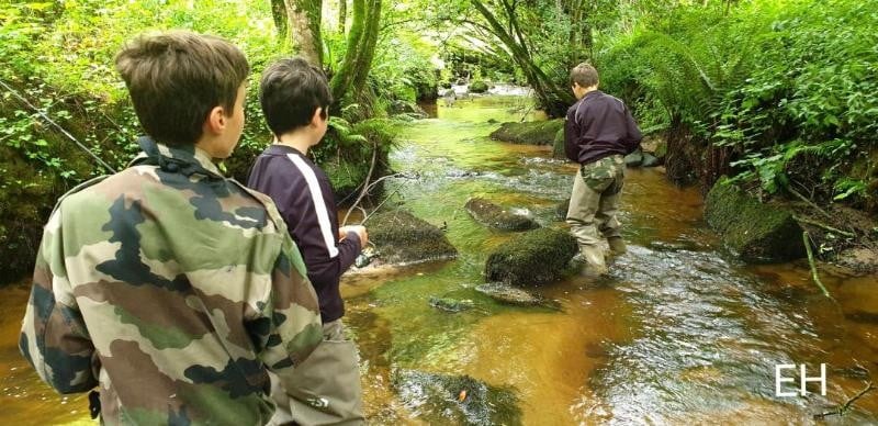 Initiation de pêche aux leurres et vie de la rivière