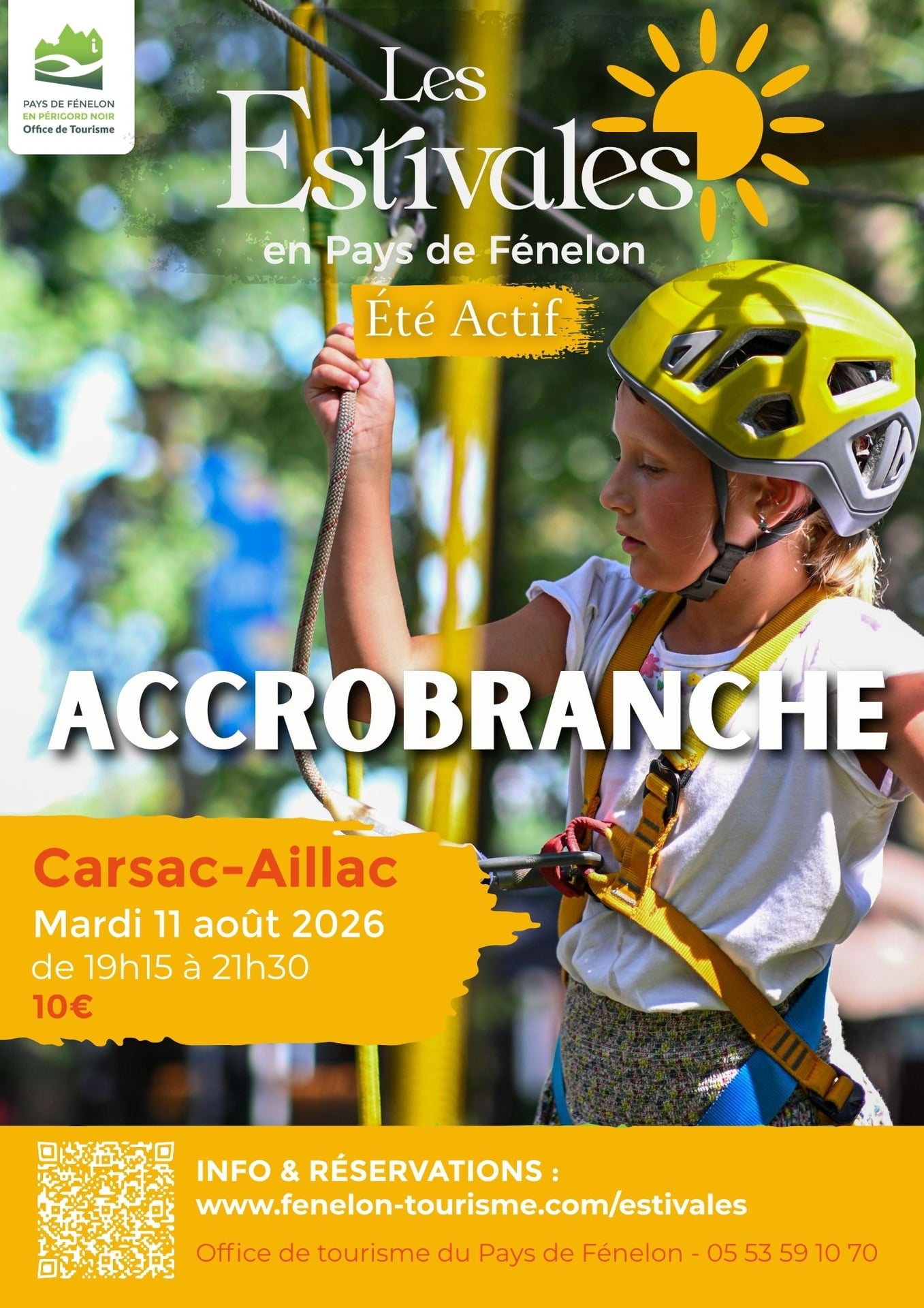 ÉTÉ ACTIF : Accrobranche à Carsac-Aillac