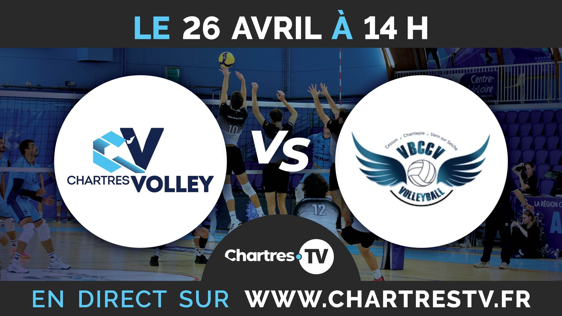 C'Chartres Volley vs Cesson Chantepie Vern