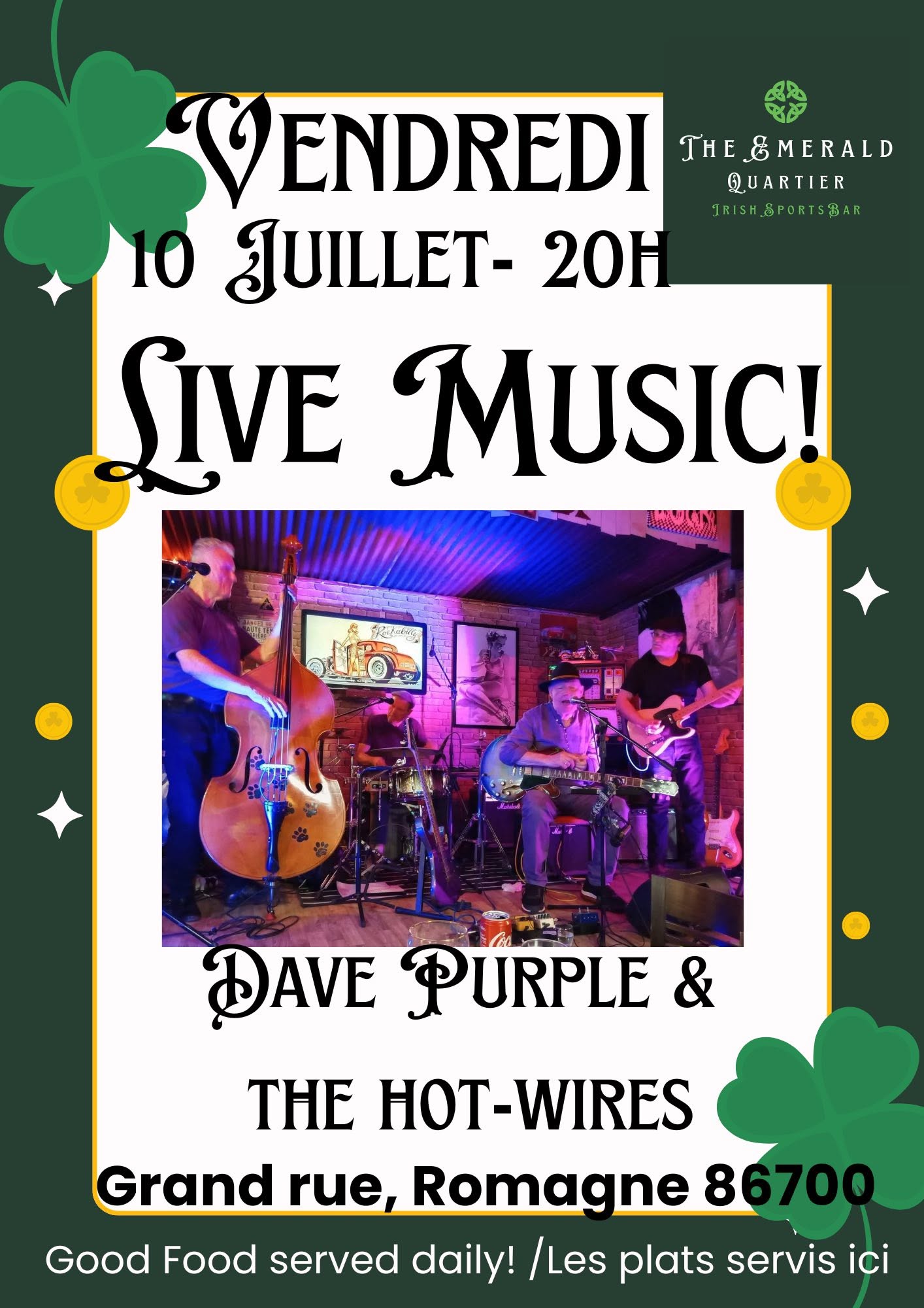 Live Music : David Purple & The Hot-Wire