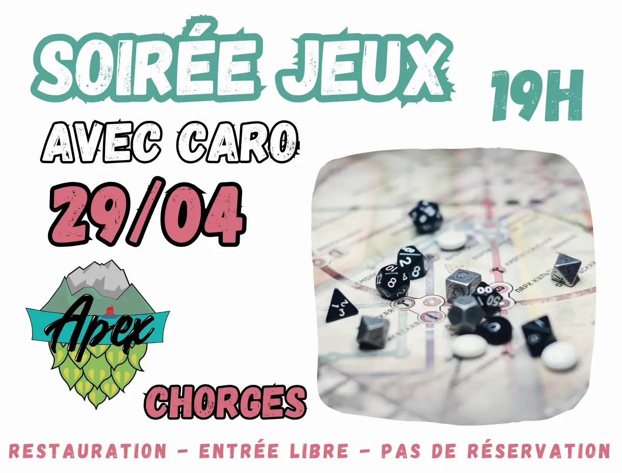 Soirée Jeux - Apex Brewpub