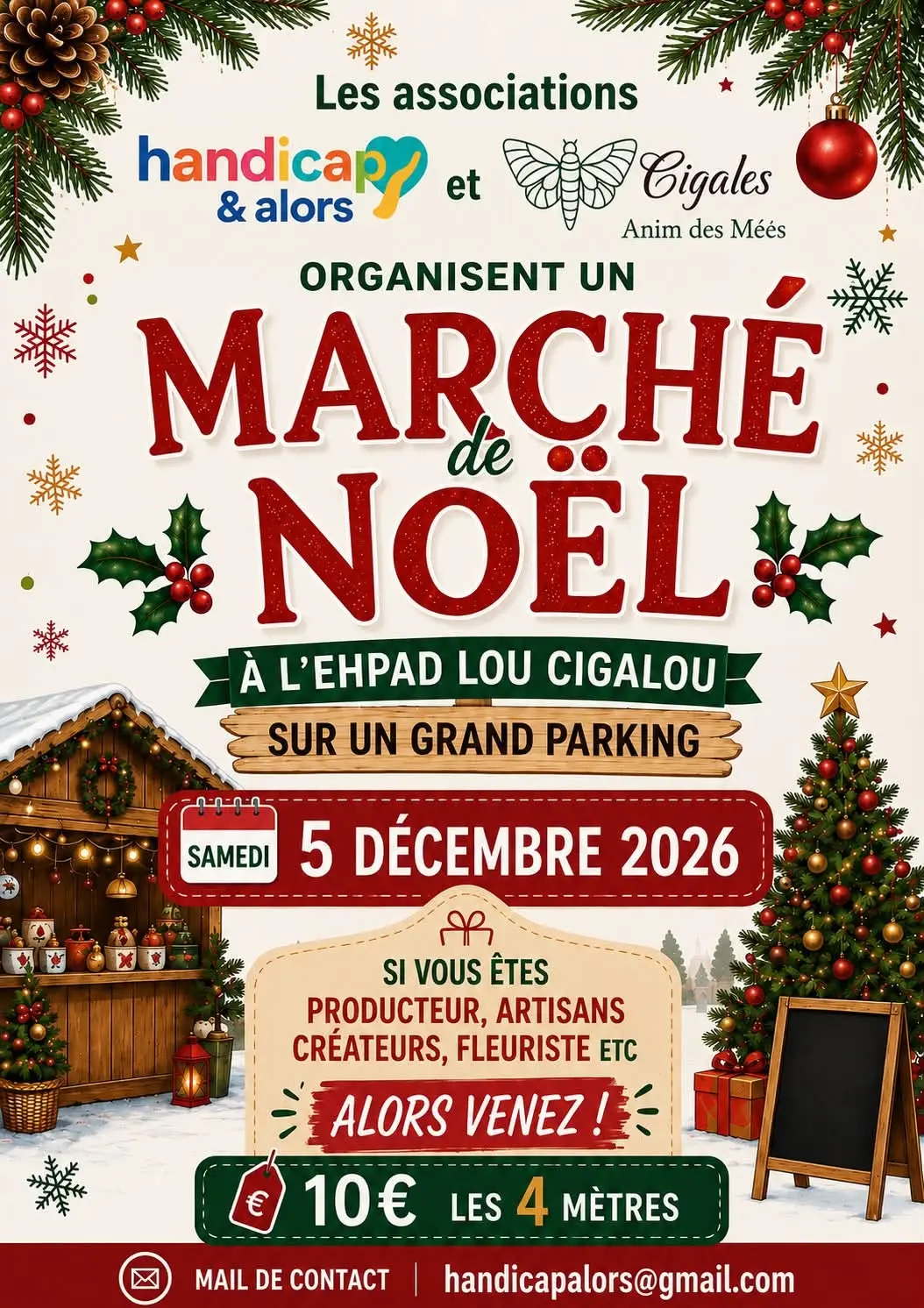 Marché de noël à Les Mées
