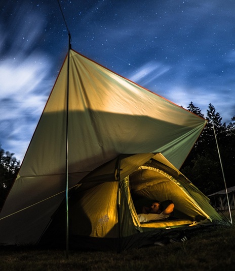 Bivouac en forêt