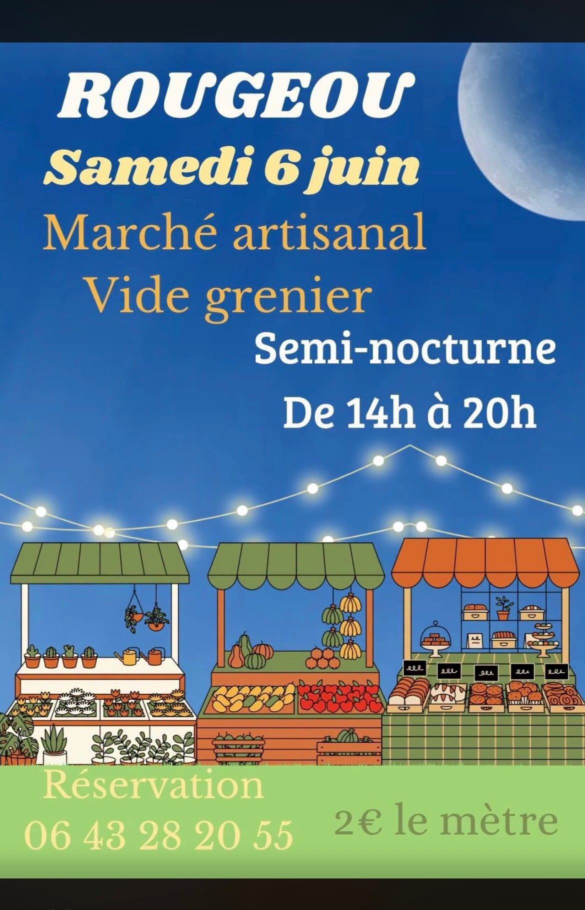 Marché artisanal & vide-greniers semi nocturne