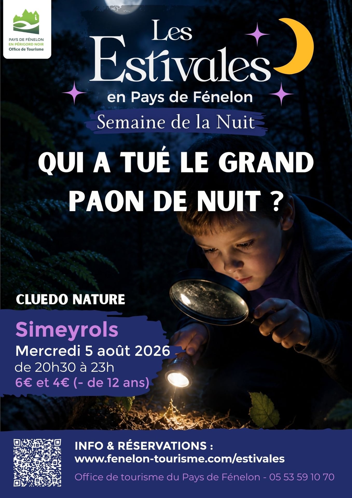 SEMAINE DE LA NUIT : Cluedo Nature - Qui a tué le Grand Paon de la nuit