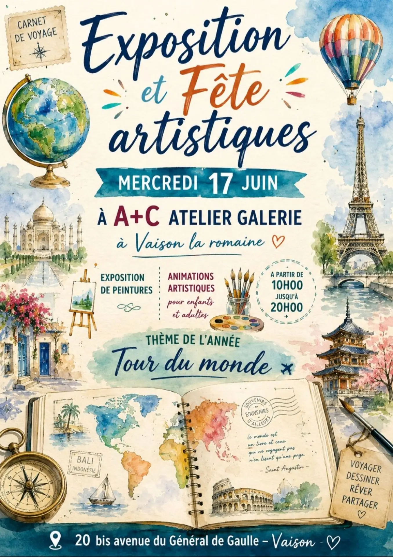 Exposition et animations artistiques - A+C Galerie