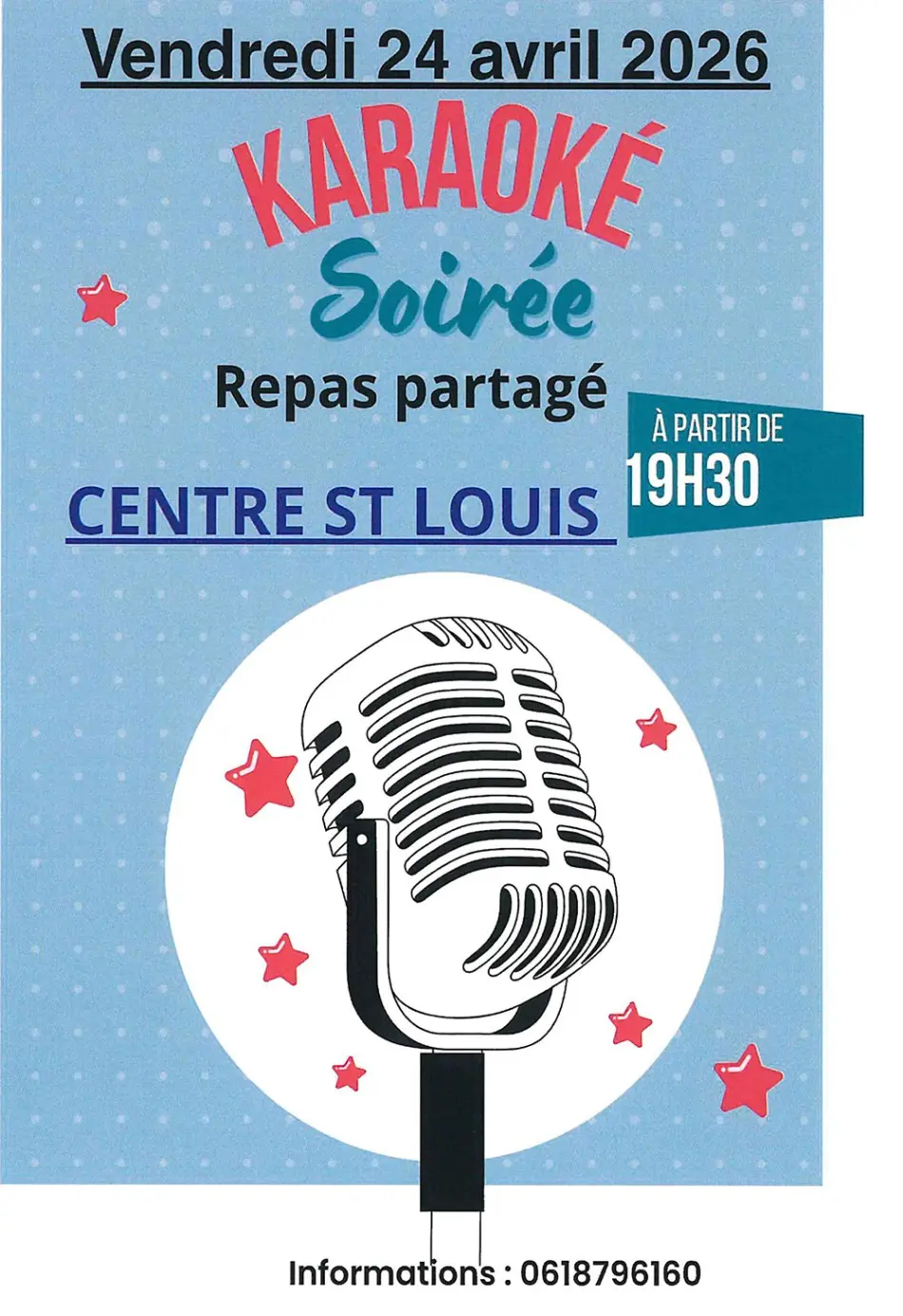 Soirée Karaoké et repas partagé