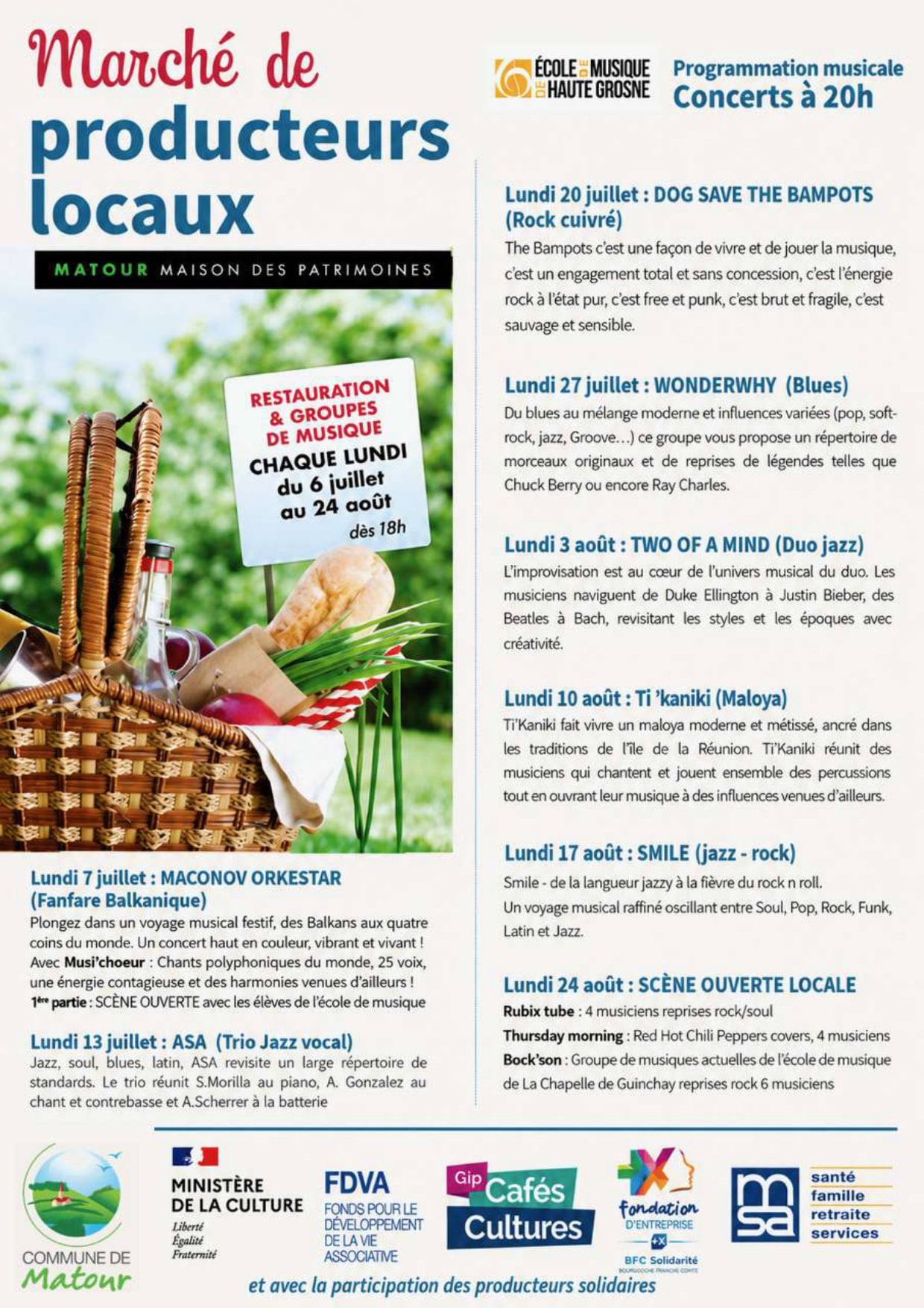 Marché de producteurs locaux