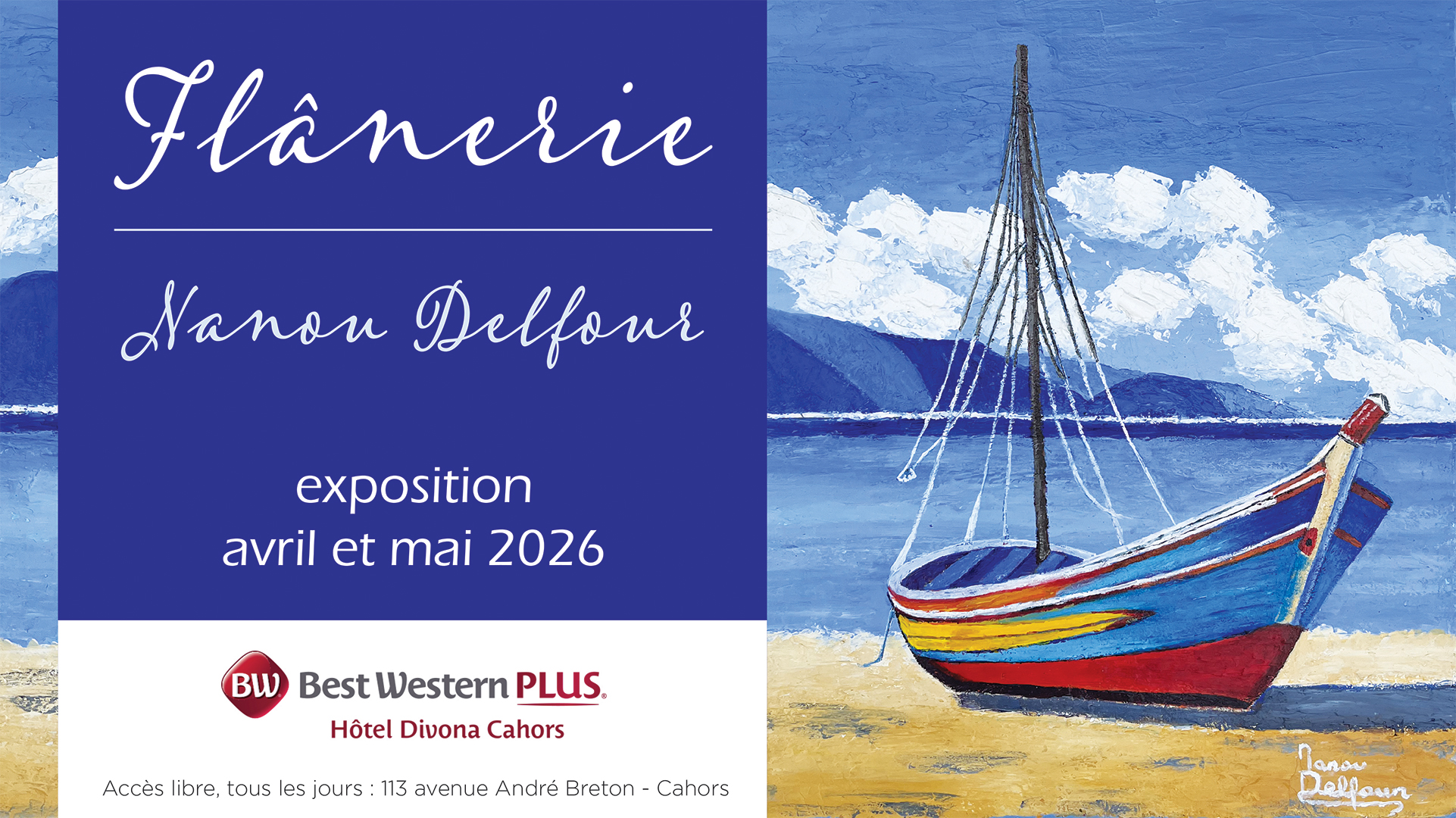 Exposition de Manon Delfour à l'Hôtel Divona