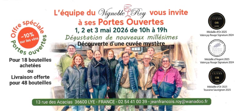 Portes ouvertes au Vignoble Roy