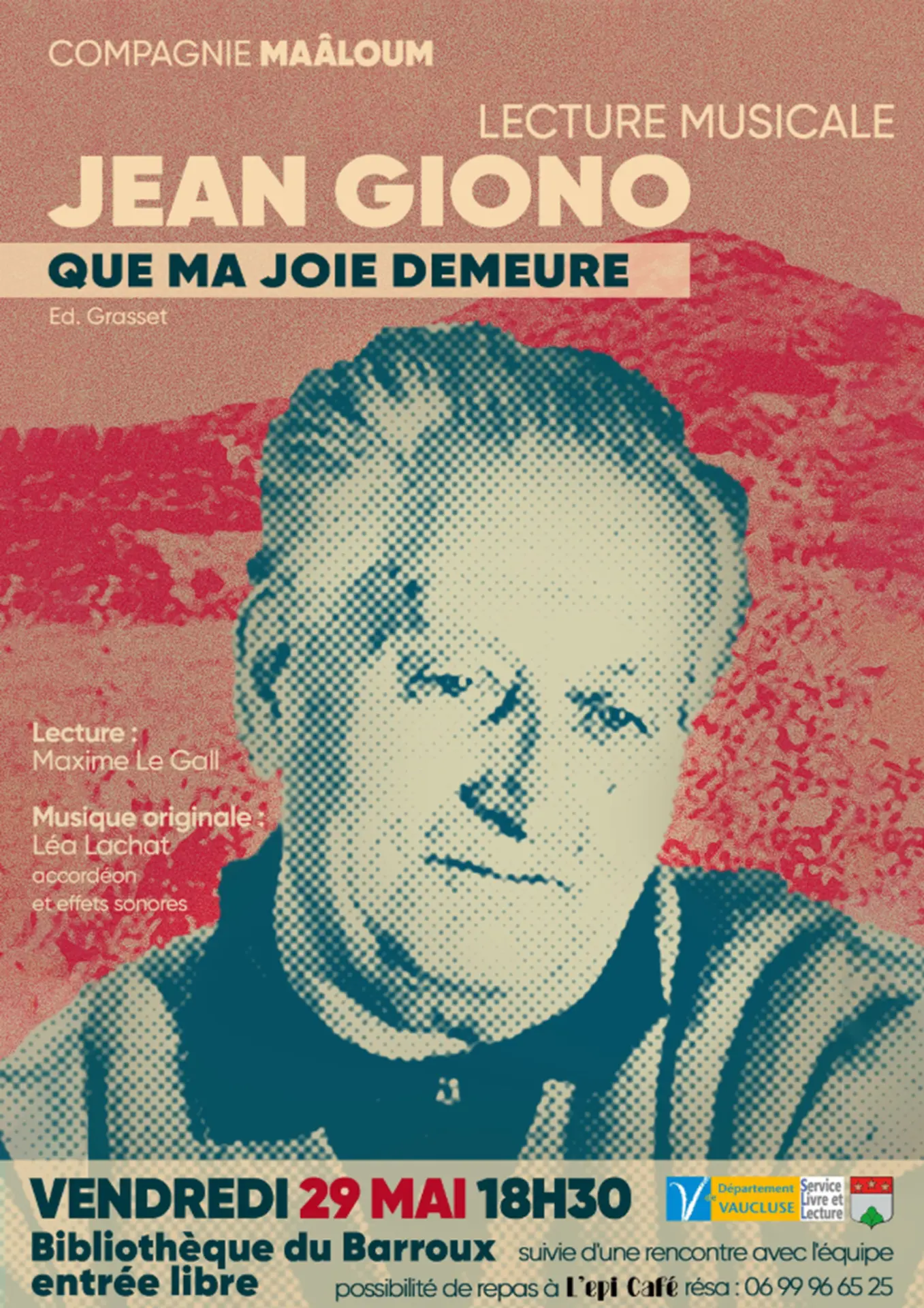 Lecture musicale : Jean Giono
