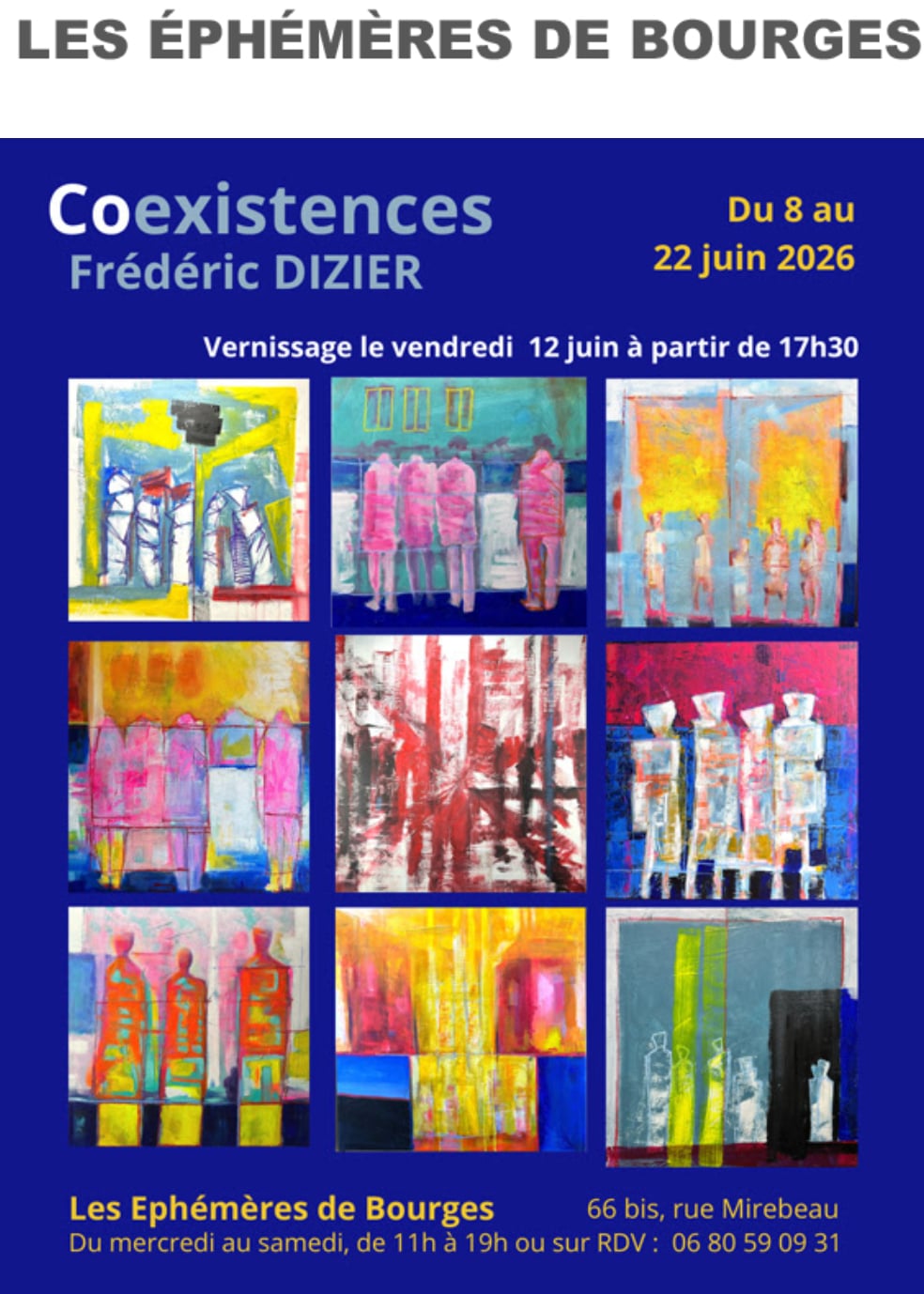 Exposition - CoExistences de Frédéric Dizier