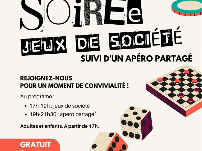 Soirée jeux de société