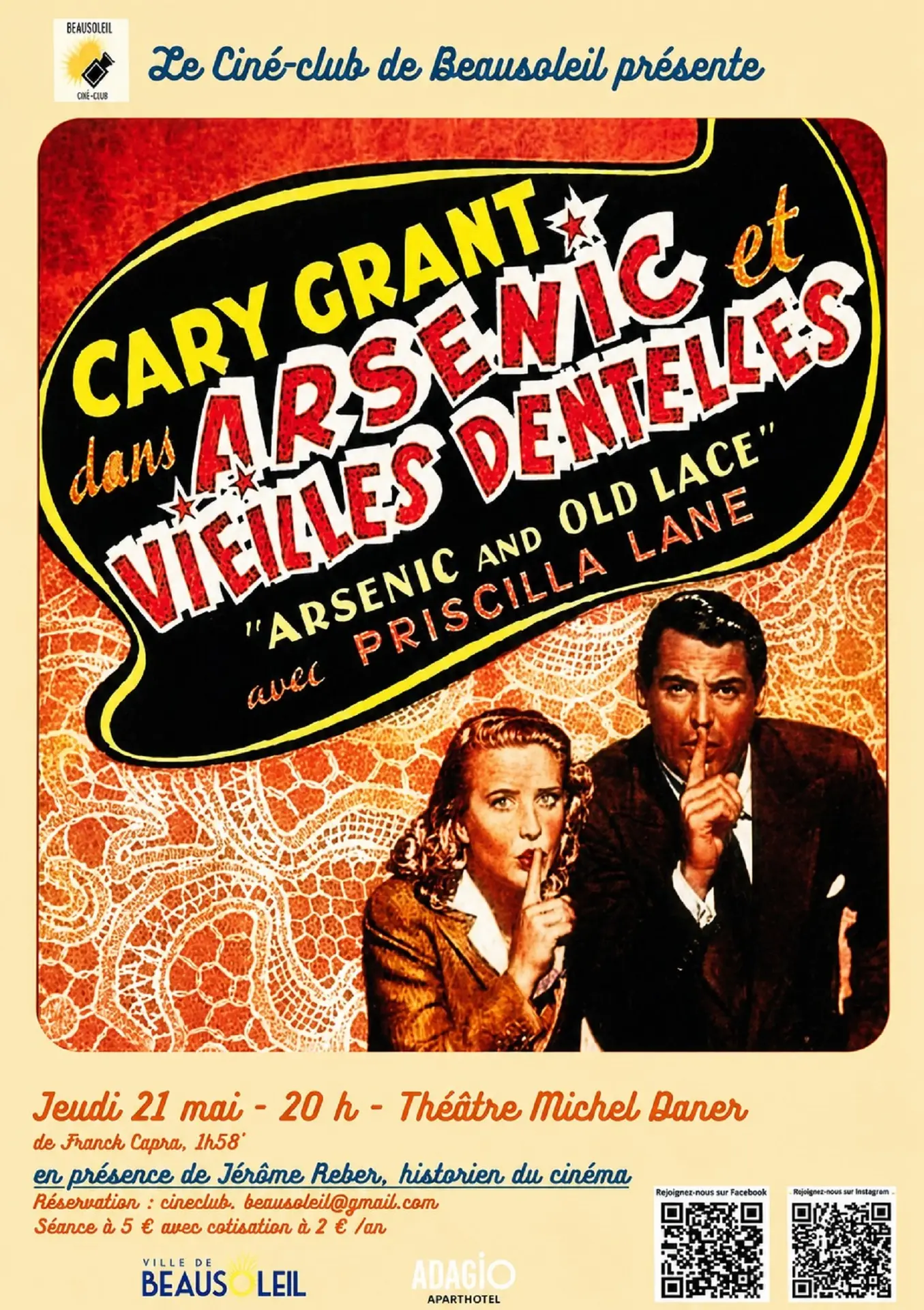 Ciné-club : Cary Grant dans "Arsenic et vieilles dentelles"
