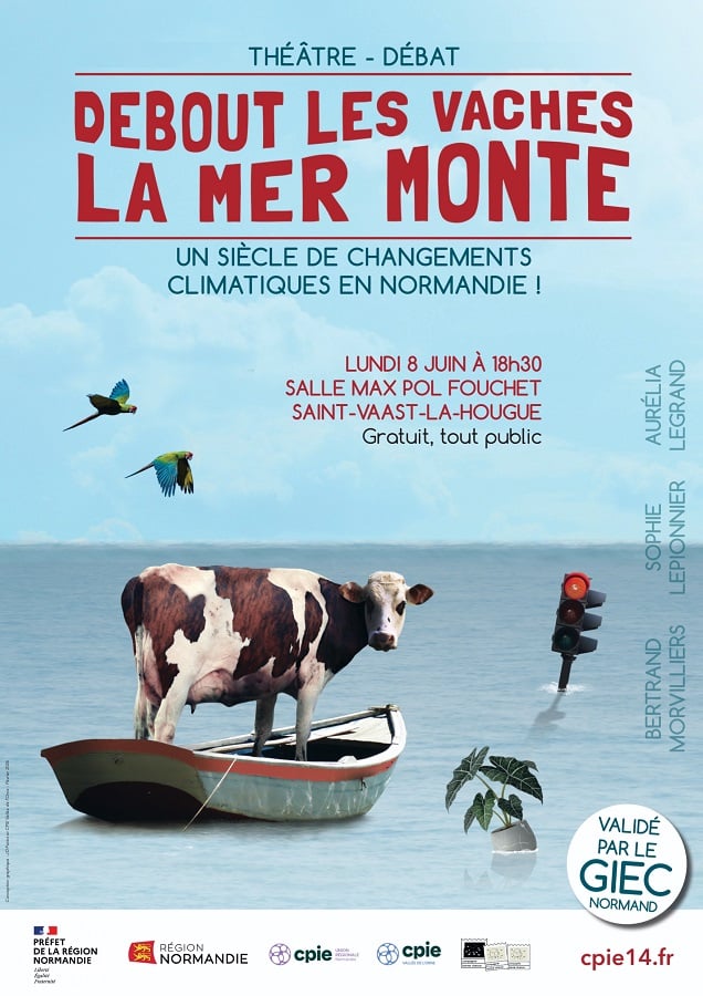 Conférence théâtrale "Debout les vaches, la mer monte"