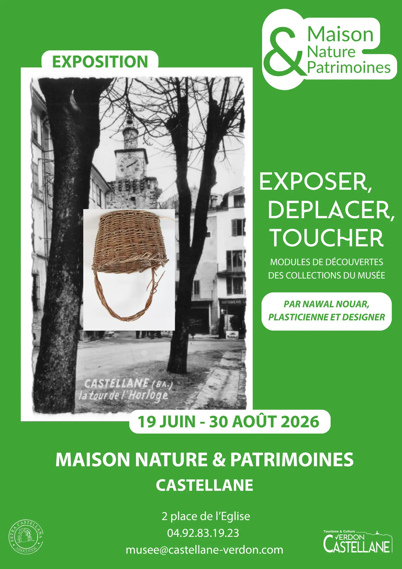 Exposition "Exposer, déplacer, toucher"