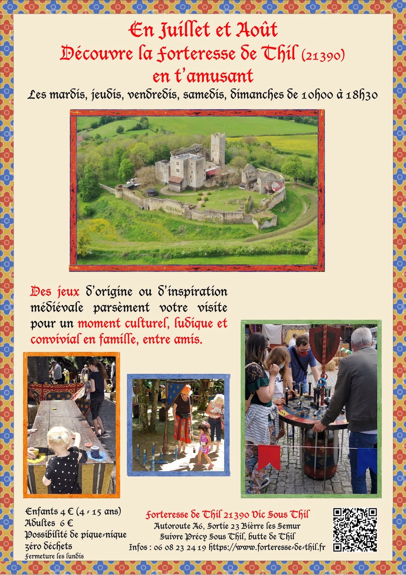 Découvrir la Forteresse de Thil en s'amusant