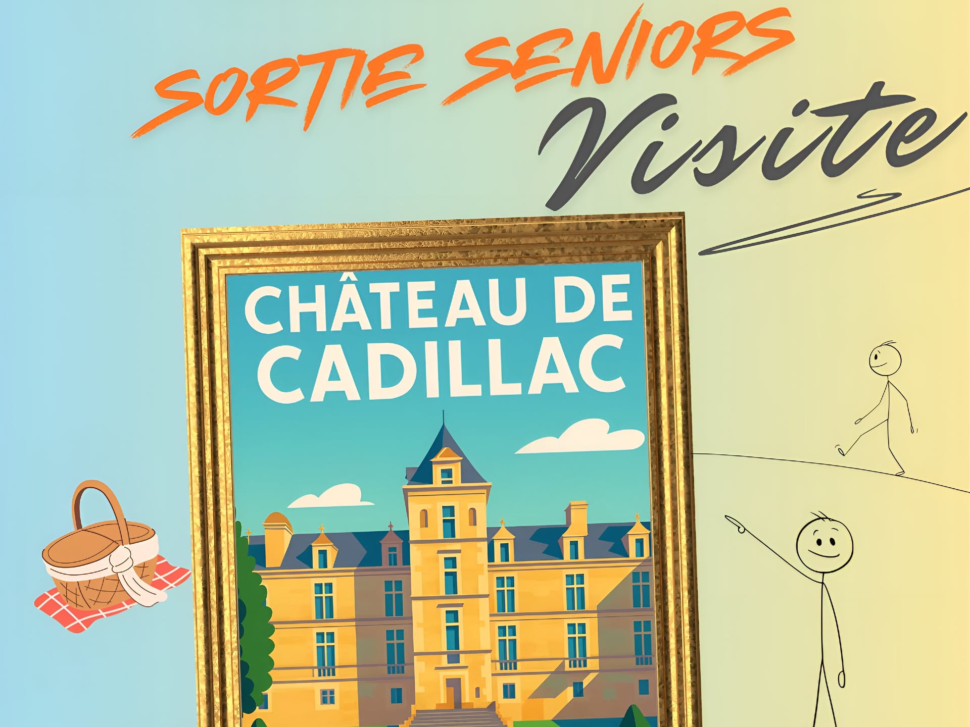 Sortie séniors : visite du château de Cadillac
