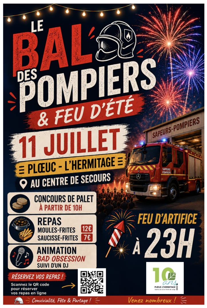 Ploeuc-L’Hermitage – Fête Nationale et Feu d’Artifice