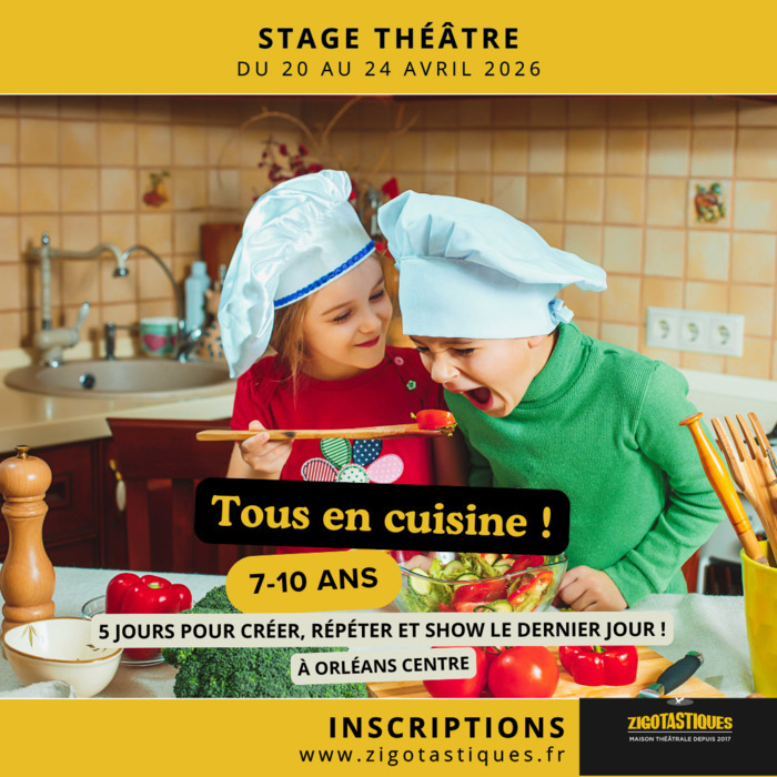 Stage de théâtre 7-10 ans : Tous en cuisine !