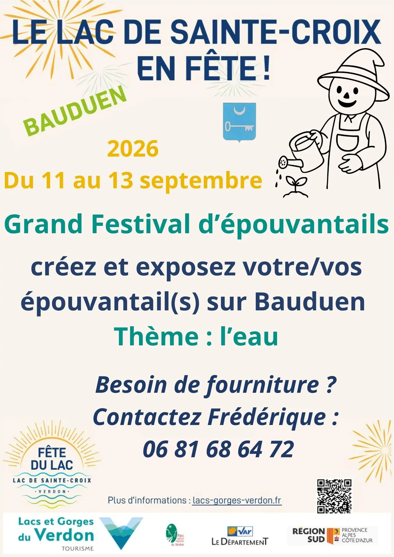 Fête du lac de Sainte Croix - Festival d'épouvantail à Bauduen