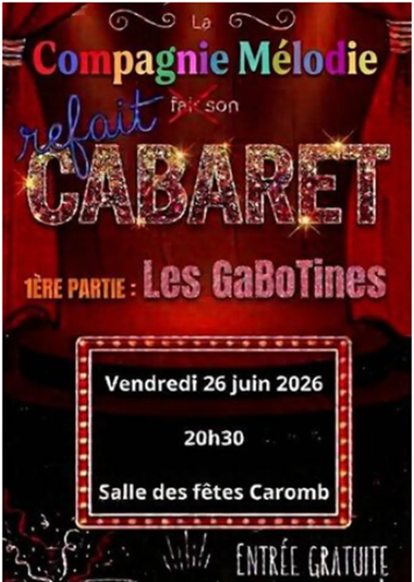 Compagnie Mélodie refait son Cabaret