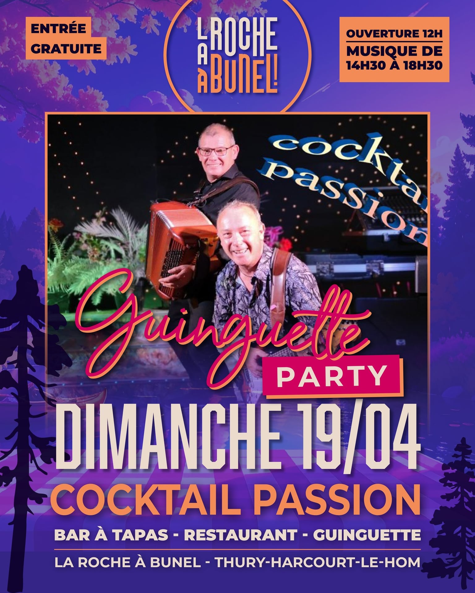 Gainguette Party avec Cocktail Passion