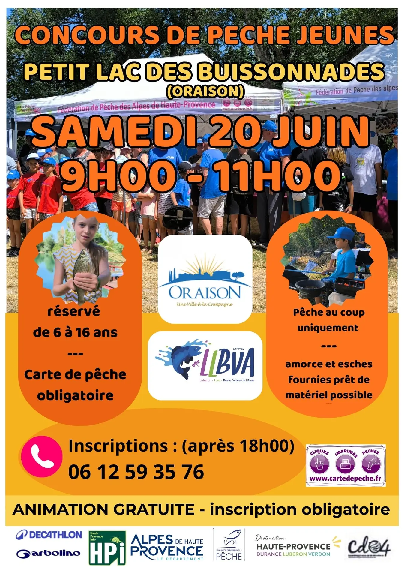 Concours de pêche jeunes