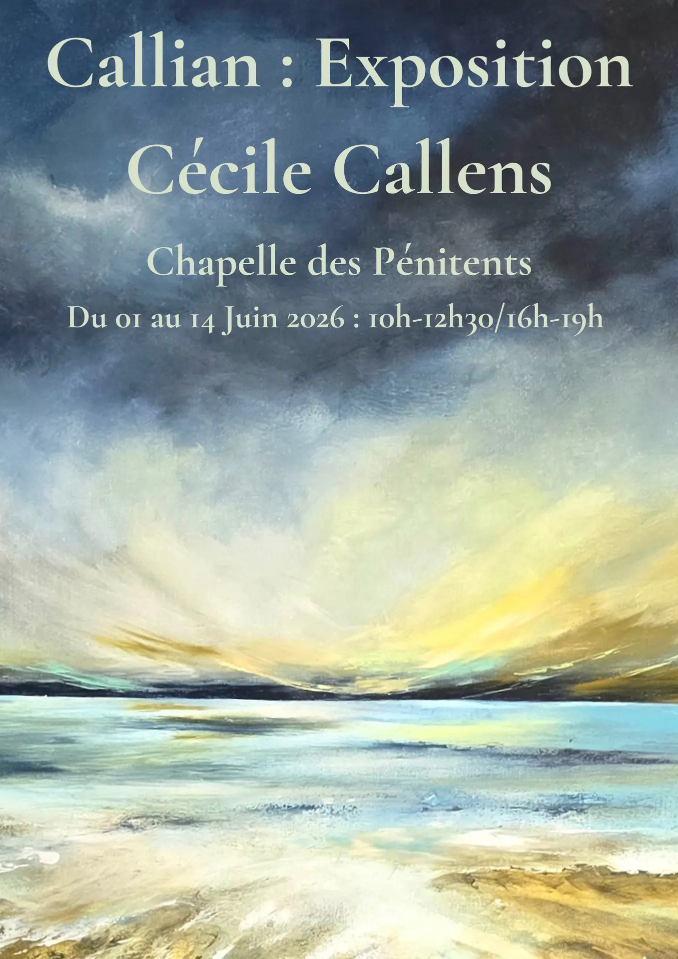 Exposition des peintures de Cécile Callens