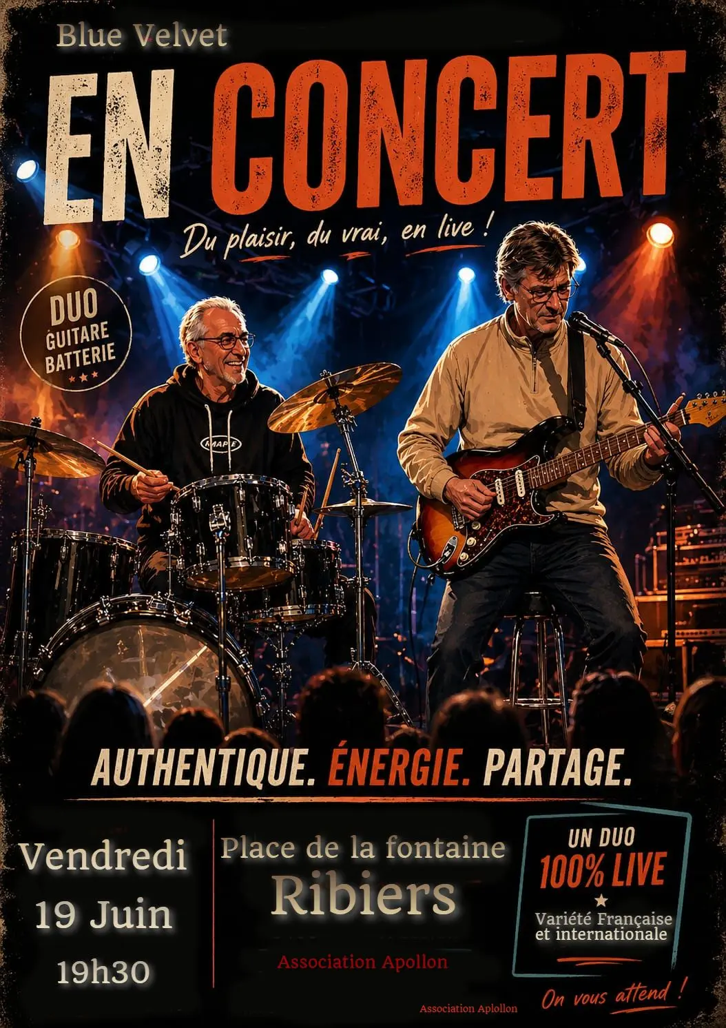 Les Estivales Ribieroises - Duo Blue Velvet