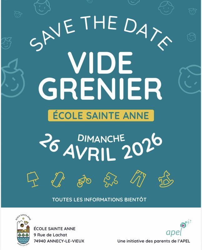 Vide-grenier de l'école sainte-anne