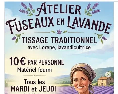 Atelier Fuseaux en Lavande