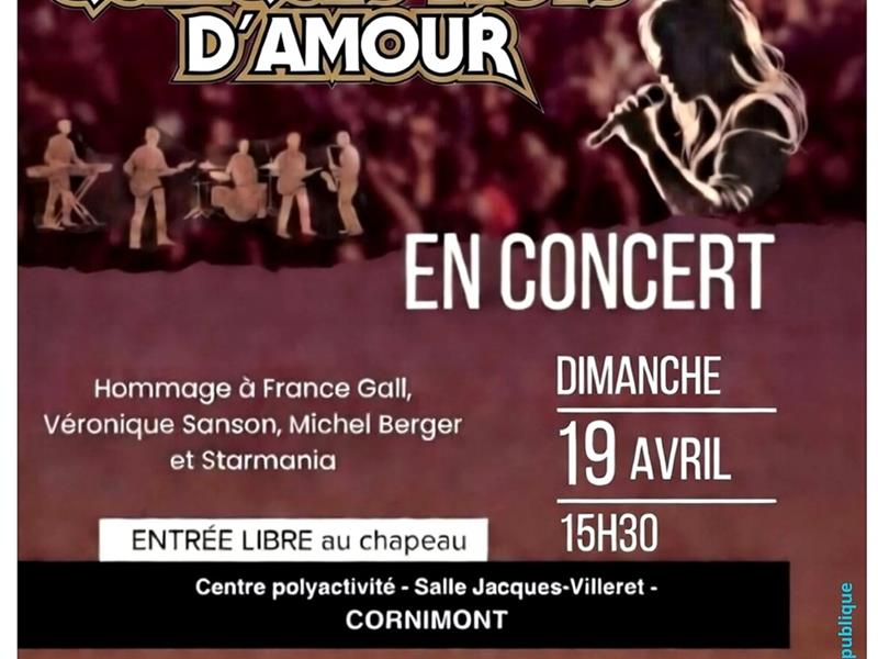 Concert - Quelques mots d'amour