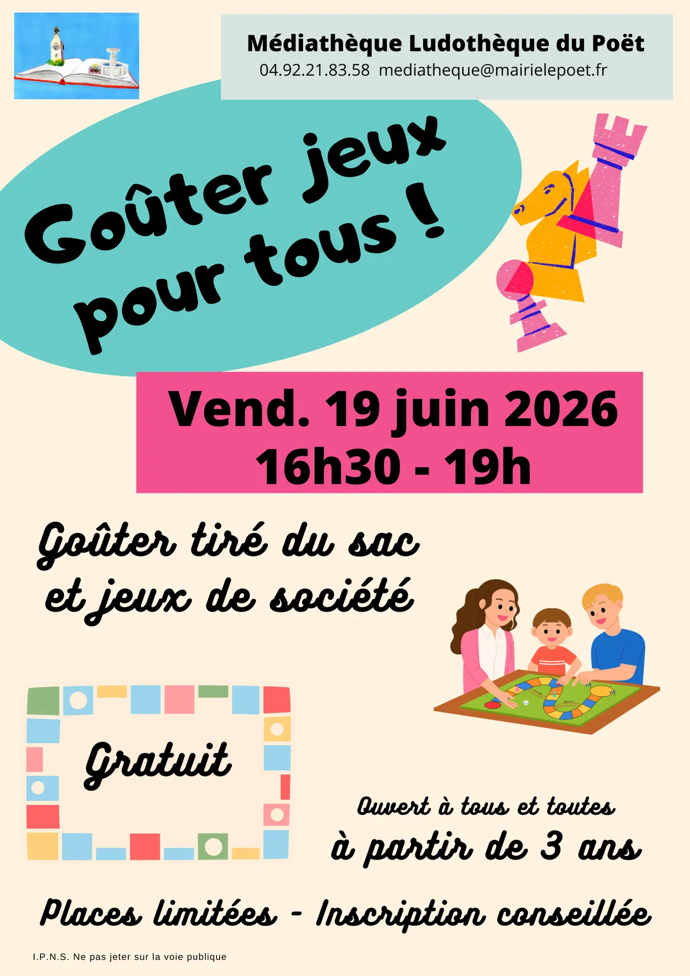 Goûter jeux pour tous !