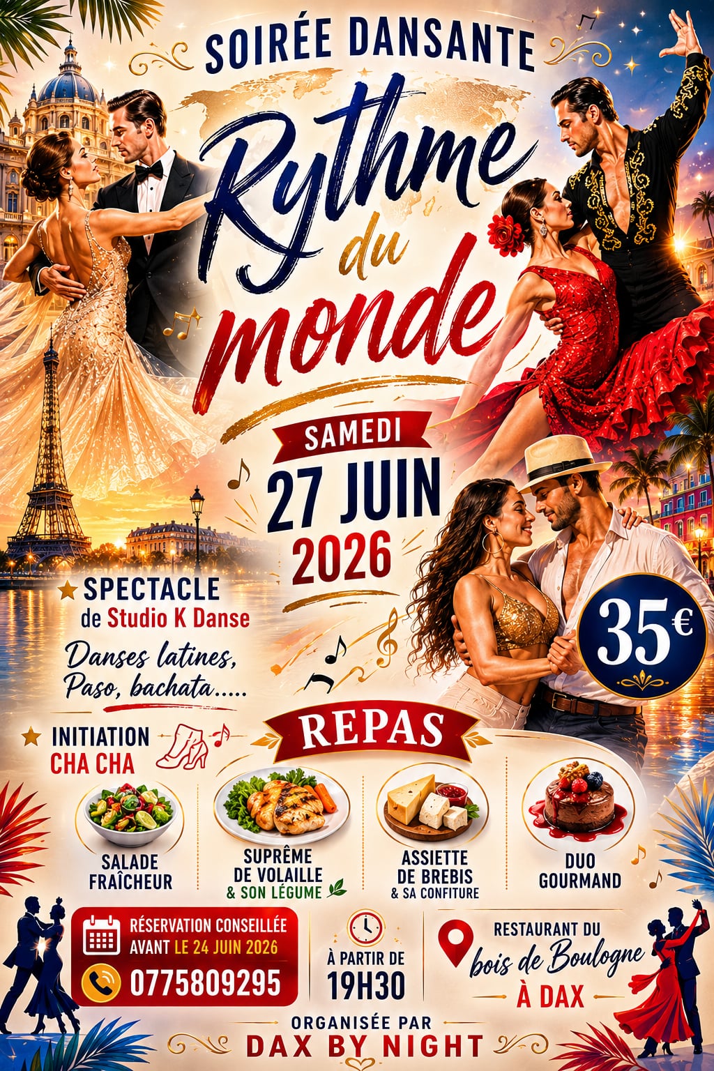 Soirée dansante au rythme du monde