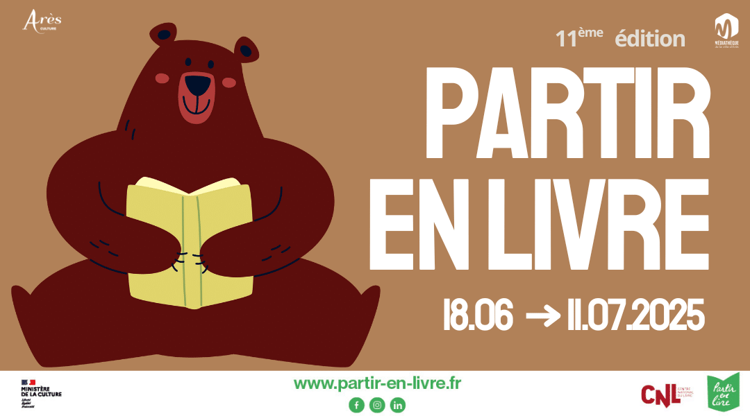 Partir en livre : la médiathèque déménage au festival regarde !