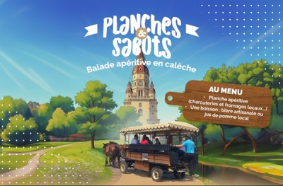 Planches & Sabots – Balade apéritive en calèche (Centre-ville)