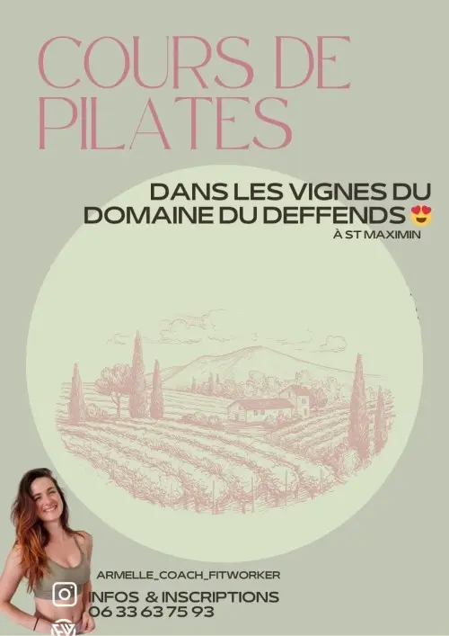 Pilates dans les vignes