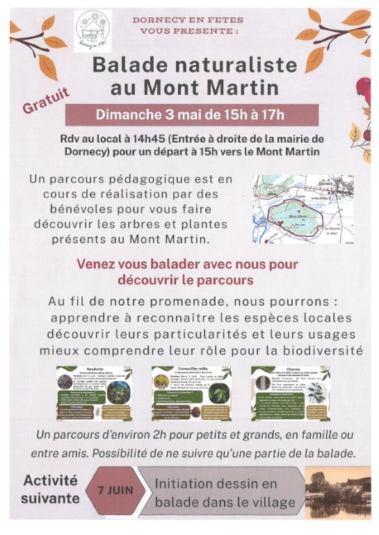 Balade naturaliste au Mont Martin
