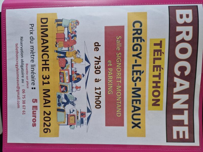 Vide grenier téléthon