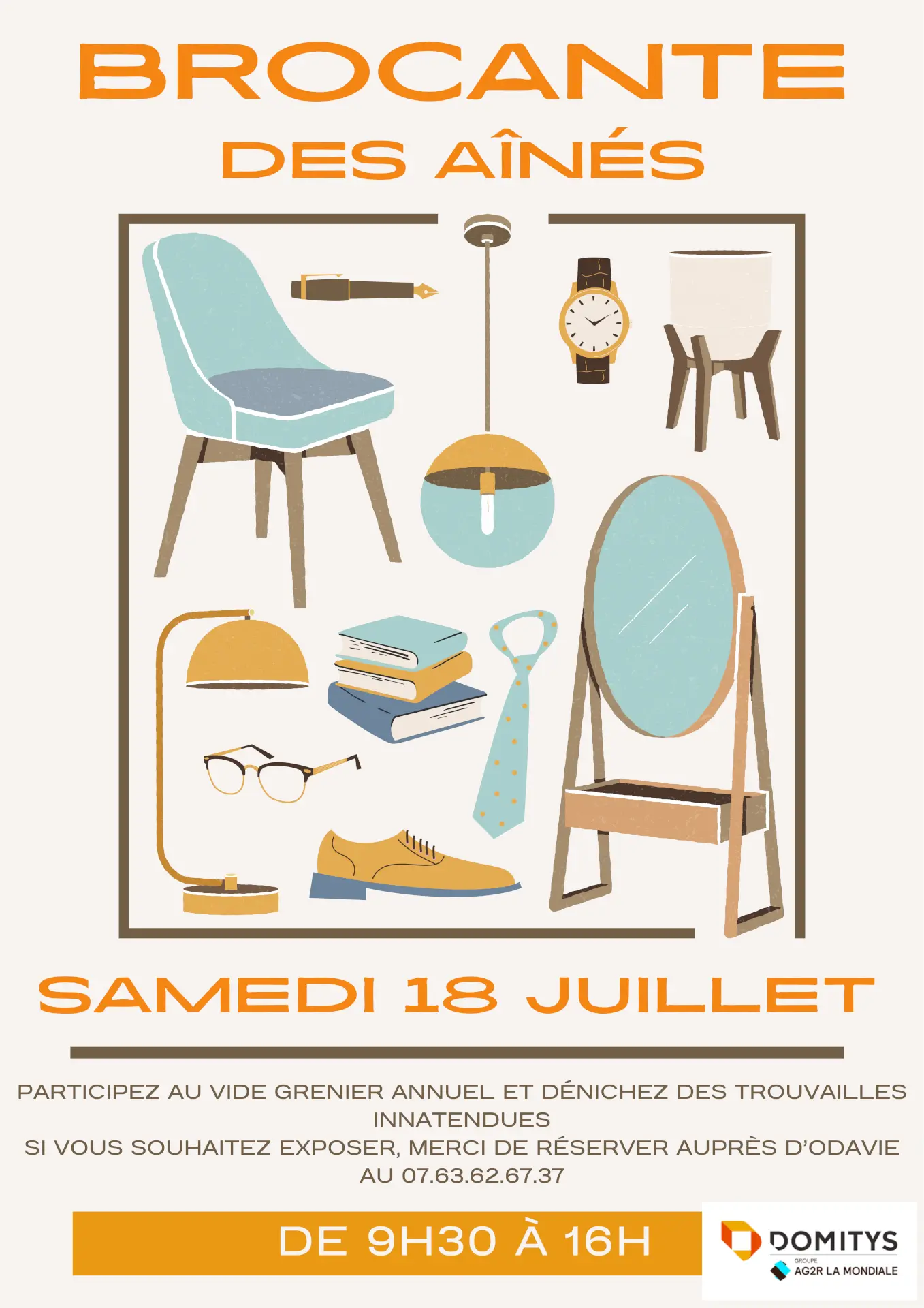 Brocante des Ainés à la Résidence Domitys