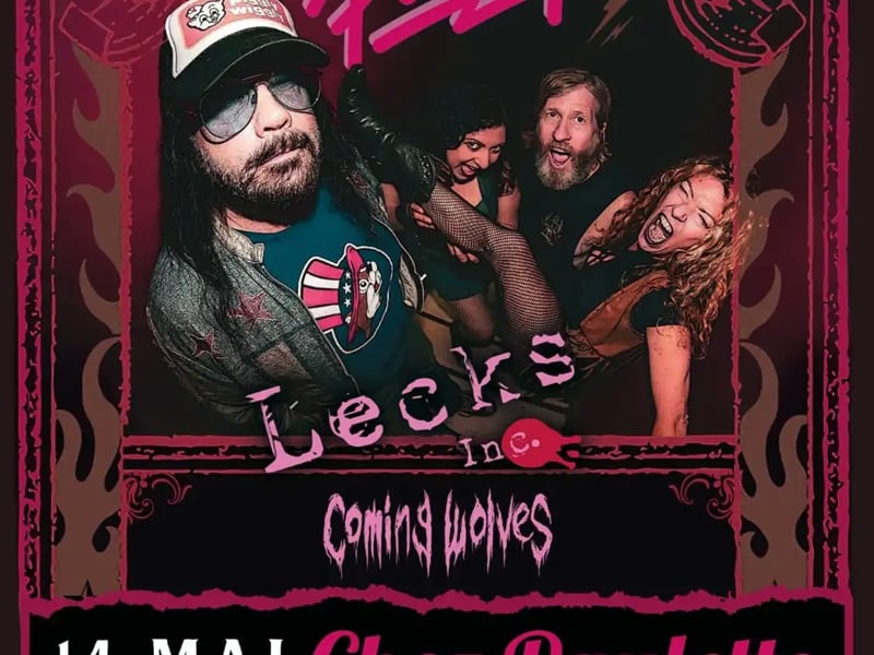 Concert Nashville Pussy + Lecks Inc + Coming Wolves - Chez Paulette