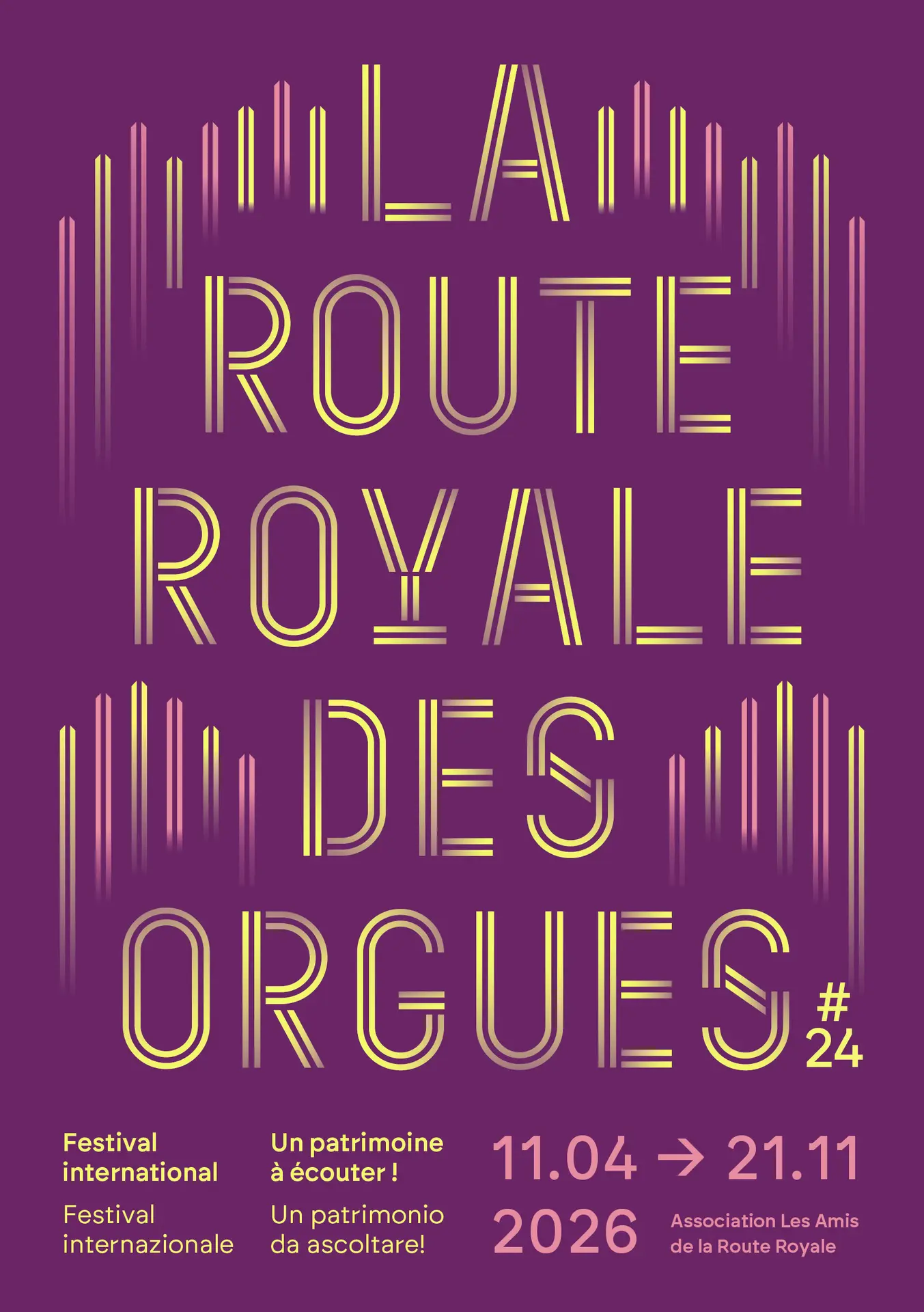 Cinéma-Concert  “La Route Royale des orgues“
