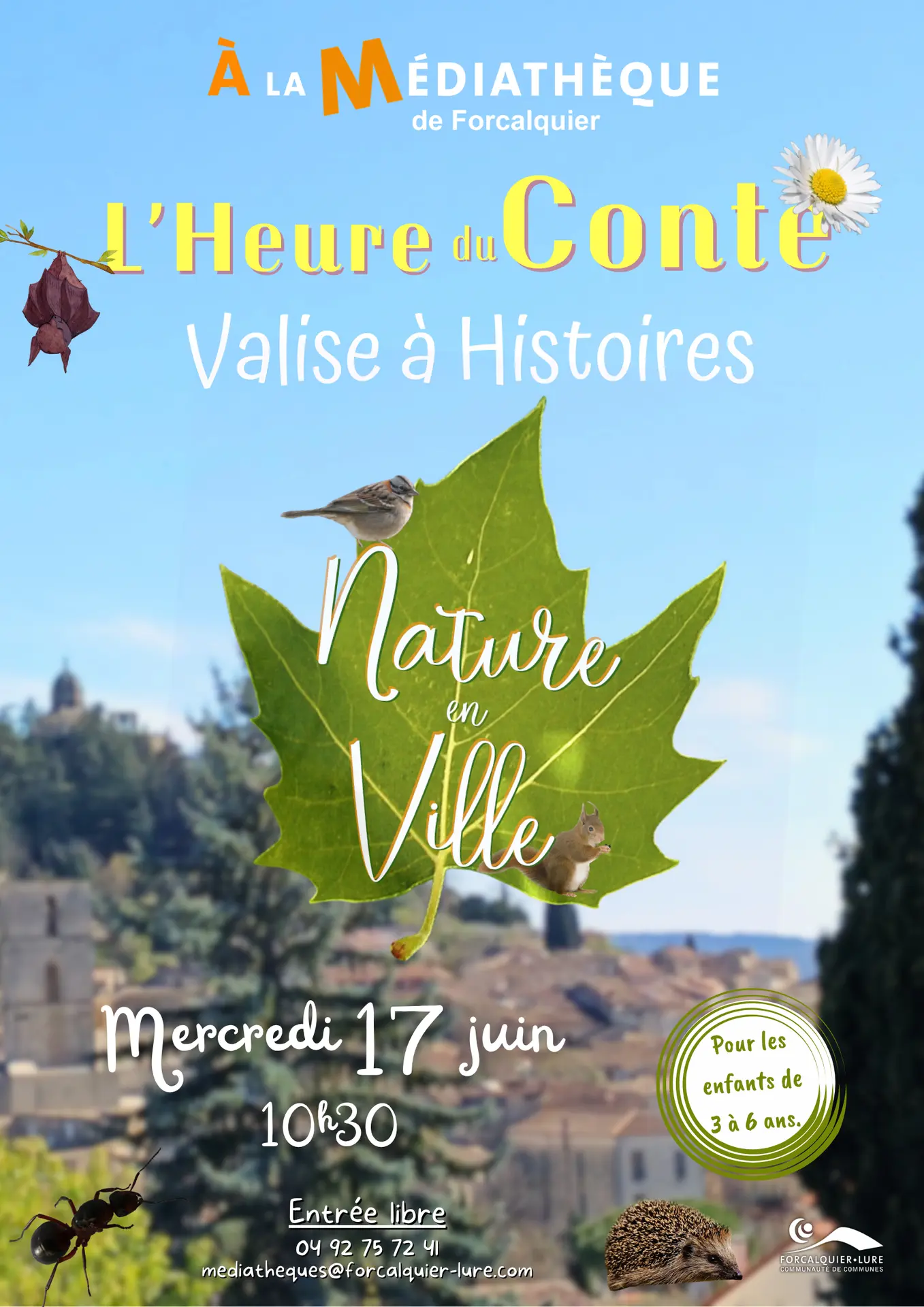 L'heure du conte spéciale "Nature en Ville"