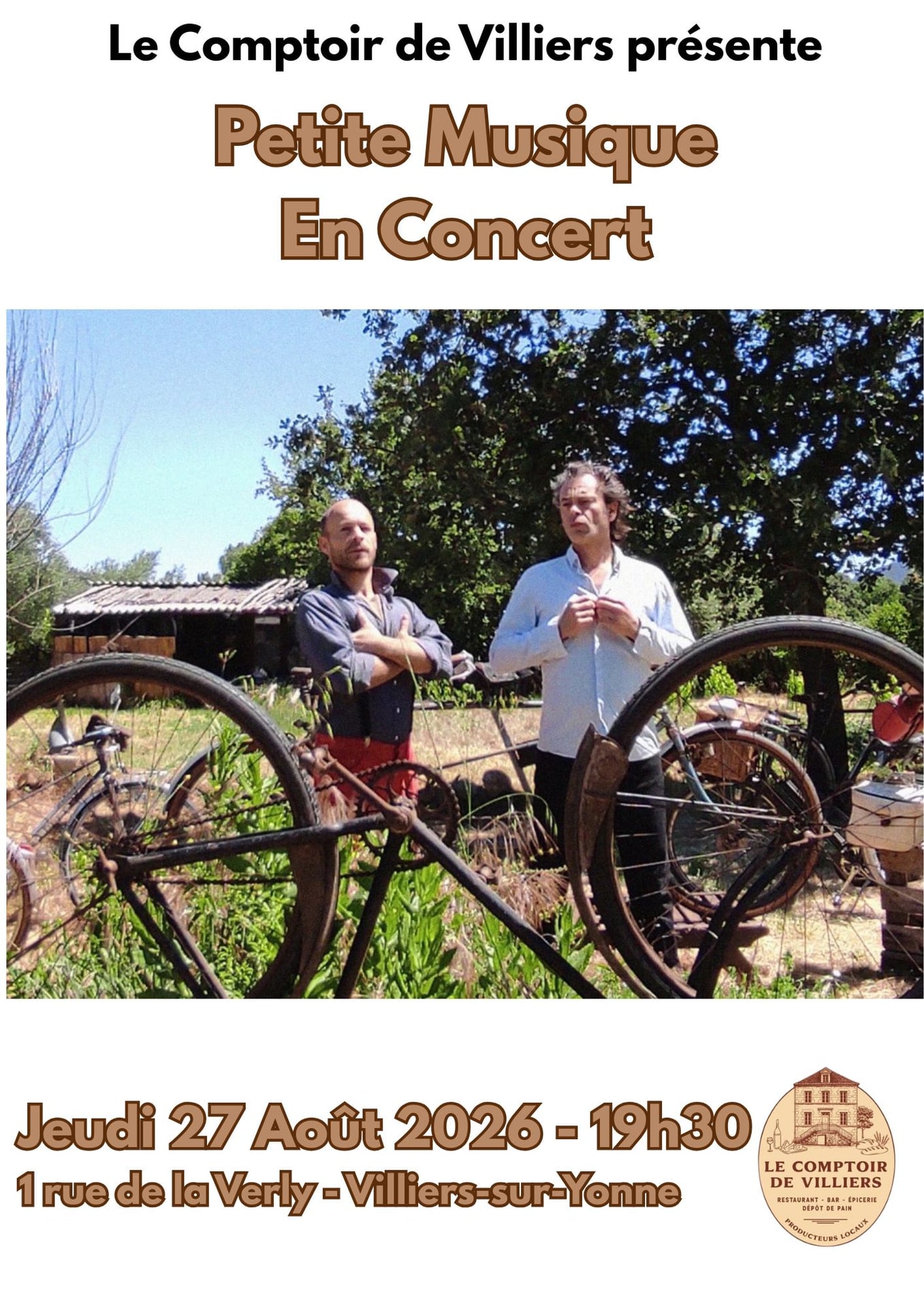 Le Comptoir de Villiers présente : Petite Musique en concert