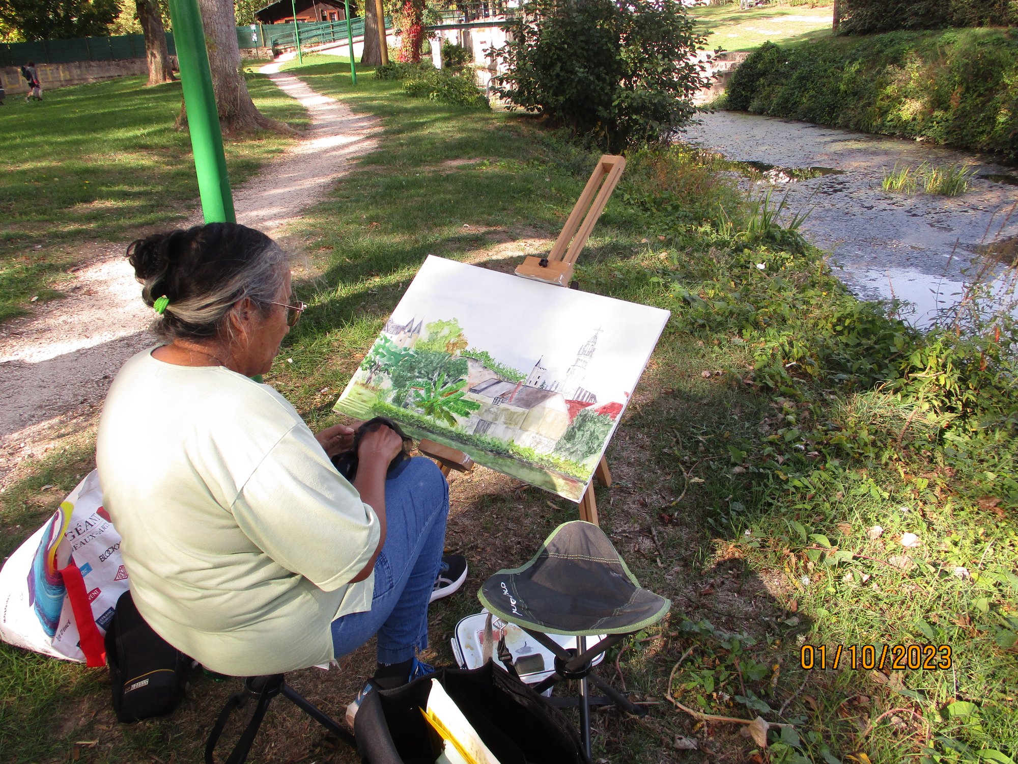 Journée des peintres dans la rue - Châteauneuf-sur-Cher
