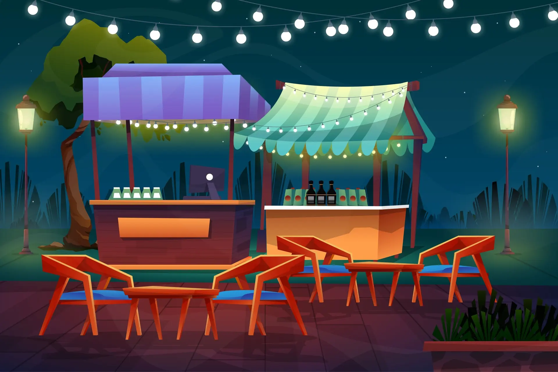 Marché nocturne