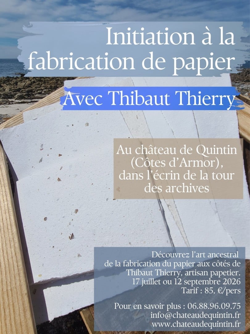 Atelier de fabrication de papier artisanal