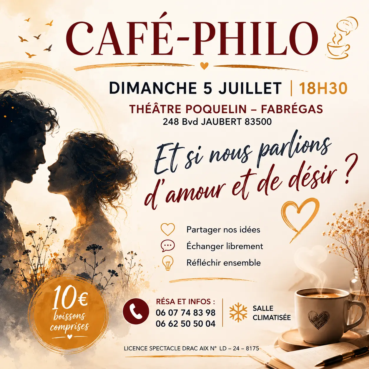 Café-Philo "Et si nous parlions d'amour et de désir"